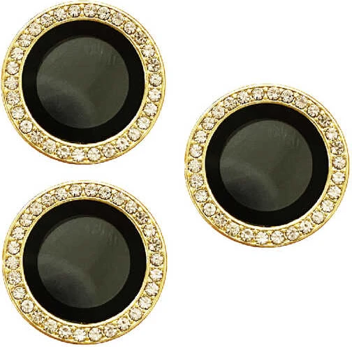 iPhone 14 Pro Uyumlu Mnc Cl-06 Kamera Lens Koruyucu-Gold ürün görseli 1