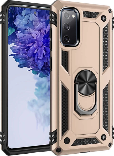 Galaxy S20 Fe Kılıf Mnc Vega Kapak-Gold ürün görseli 1