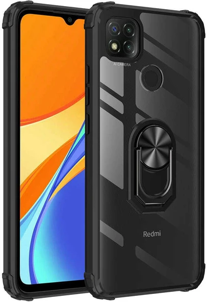 Xiaomi Redmi 9c Kılıf Mnc Mola Kapak-Siyah ürün görseli 1