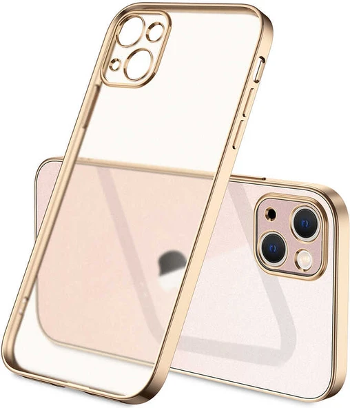 iPhone 13 Kılıf Mnc Mat Gbox Kapak-Gold ürün görseli 1