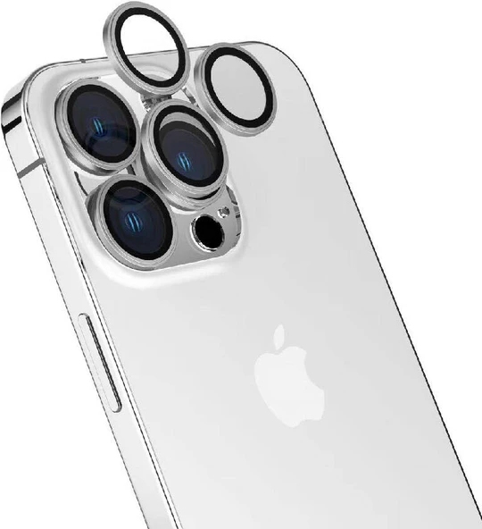 iPhone 15 Pro Uyumlu Mnc Cl-15 Parmak Izi Bırakmayan Anti-Reflective Kamera Lens Koruyucu-Tita ürün görseli 1