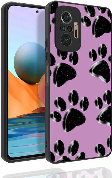 Xiaomi Redmi Note 10 Pro Kılıf Desenli Kamera Korumalı Parlak Mnc Nora Kapak-No3 ürün görseli 1