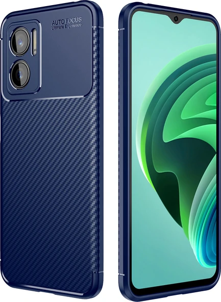 Xiaomi Redmi Note 11E Kılıf Mnc Negro Silikon Kapak-Lacivert ürün görseli 1