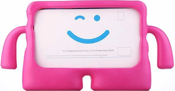 Galaxy Tab A8 10.5 SM-X200 (2021)  Uyumlu Mnc Ibuy Standlı Tablet Kılıf-Pembe Koyu ürün görseli 1