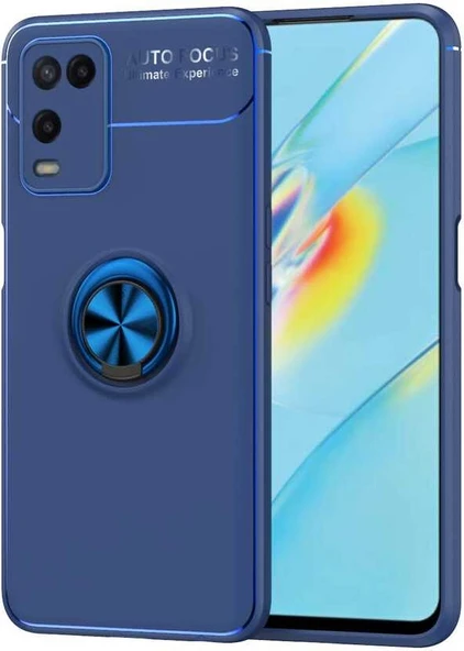 Oppo A54 4g Kılıf Mnc Ravel Silikon Kapak-Mavi ürün görseli 1