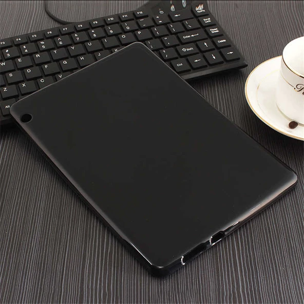 Matepad T5 10  Uyumlu Mnc Tablet Süper Silikon Kapak-Siyah ürün görseli 1