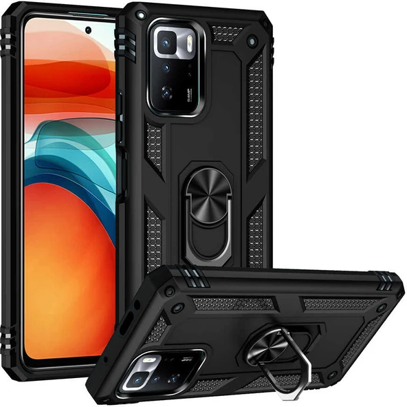 Xiaomi Poco X3 Gt Kılıf Mnc Vega Kapak-Siyah ürün görseli 1