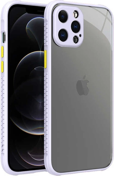 iPhone 12 Pro Max Kılıf ​​mnc Kaff Kapak-Mor ürün görseli 1