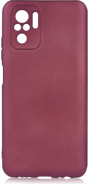 Xiaomi Redmi Note 10S Kılıf Mnc Premier Silikon Kapak-Mürdüm ürün görseli 1