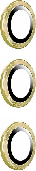 Galaxy S24 Uyumlu Mnc Kamera Lens Koruyucu Cam Filmi-Gold ürün görseli 1