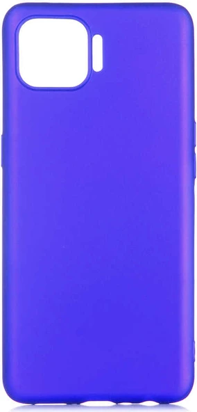 Oppo Reno 4 Lite Kılıf Mnc Premier Silikon Kapak-Saks Mavi ürün görseli 1