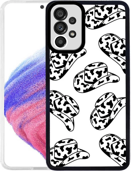 Galaxy A73 Kılıf Mnc M-Fit Desenli Kapak-Hat No5 ürün görseli 1