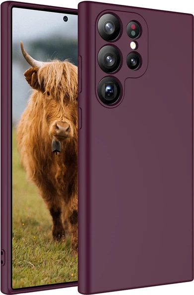 Galaxy S23 Ultra Kılıf Mnc Mara Laaakan Kapak-Koyu Mor ürün görseli 1