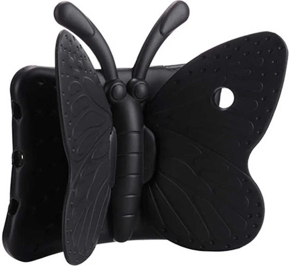iPad Pro 10.5 (7.nesil)  Uyumlu Mnc Butterfly Standlı Tablet Kılıf-Siyah ürün görseli 1