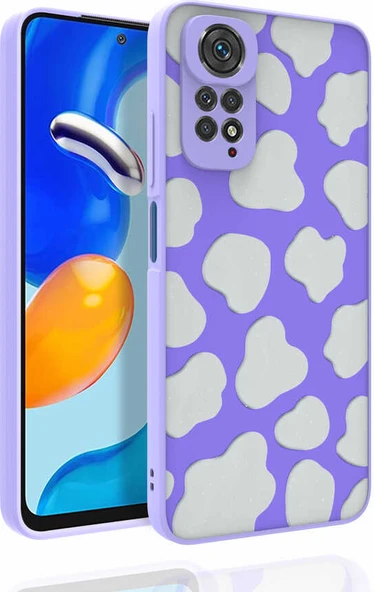 Xiaomi Redmi Note 11S Global Kılıf Desenli Kamera Korumalı Parlak Mnc Nora Kapak-No6 ürün görseli 1