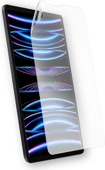 iPad Pro 12.9 2021 (5.nesil) Kağıt Hisli Mat Uyumlu Davin Paper Like Tablet Ekran Koruyucu-Renksiz ürün görseli 1