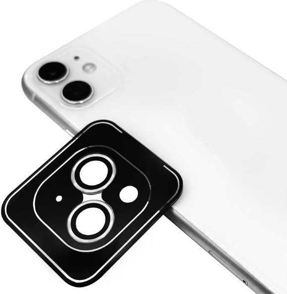iPhone 14 Plus Uyumlu Mnc Cl-09 Kamera Lens Koruyucu-Gümüş ürün görseli 1