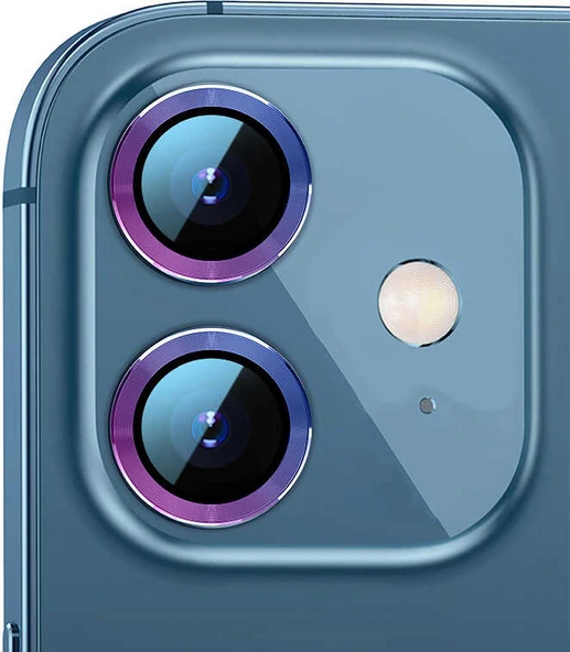 iPhone 12 Mini Uyumlu Mnc Cl-07 Kamera Lens Koruyucu-Colorful ürün görseli 1