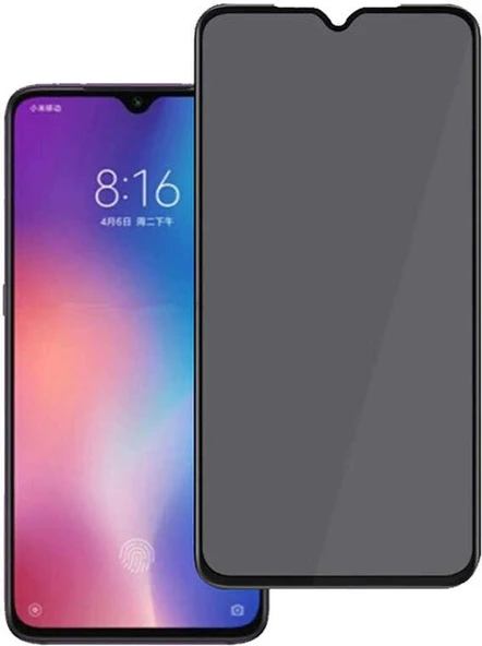 Realme C21 Uyumlu Davin 5d Privacy Cam Mnc Ekran Koruyucu ürün görseli 1