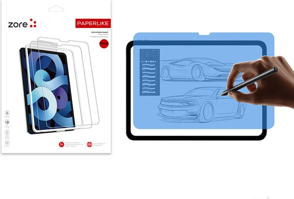 iPad Pro 11 2024 Uyumlu Mnc Paper-Like Ekran Koruyucu-Şeffaf ürün görseli 1