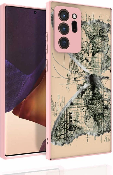 Galaxy Note 20 Ultra Kılıf Desenli Kamera Korumalı Parlak Mnc Nora Kapak-No4 ürün görseli 1