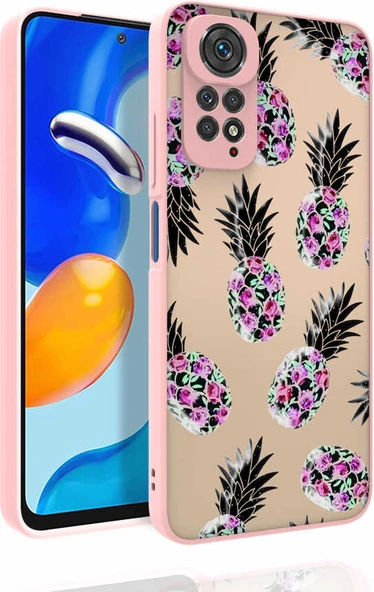 Xiaomi Redmi Note 11S Global Kılıf Desenli Kamera Korumalı Parlak Mnc Nora Kapak-No1 ürün görseli 1