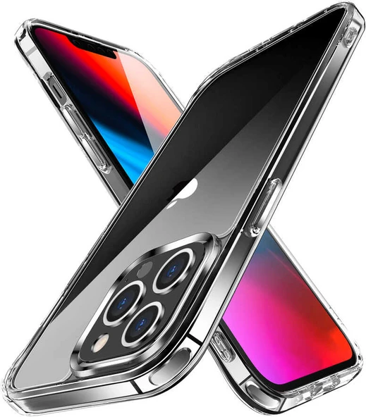 iPhone 13 Pro Kılıf Mnc Forst Kapak-Renksiz ürün görseli 1