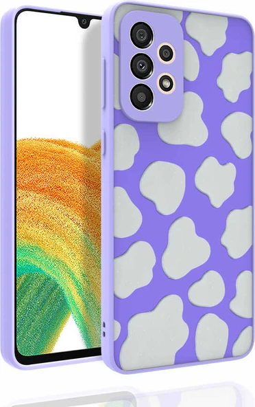 Galaxy A33 5g Kılıf Desenli Kamera Korumalı Parlak Mnc Nora Kapak-No6 ürün görseli 1