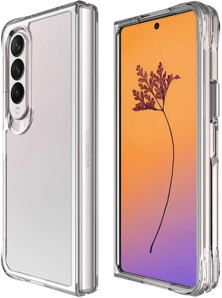 Galaxy Z Fold 4 Kılıf Mnc Vonn Kapak-Renksiz ürün görseli 1
