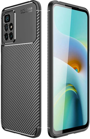 Xiaomi Redmi 10 Kılıf Mnc Negro Silikon Kapak-Siyah ürün görseli 1