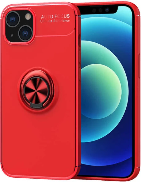 iPhone 13 Mini Kılıf Mnc Ravel Silikon Kapak-Kırmızı ürün görseli 1