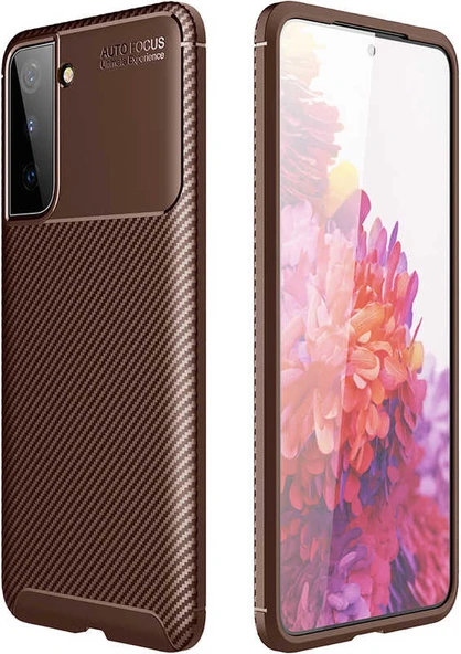 Galaxy S21 Kılıf Mnc Negro Silikon Kapak-Kahverengi ürün görseli 1