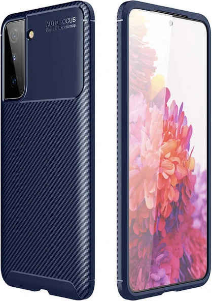 Galaxy S21 Kılıf Mnc Negro Silikon Kapak-Lacivert ürün görseli 1