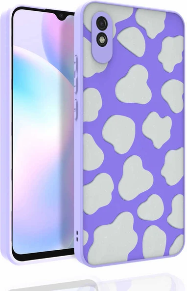 Xiaomi Redmi 9A Kılıf Desenli Kamera Korumalı Parlak Mnc Nora Kapak-No6 ürün görseli 1