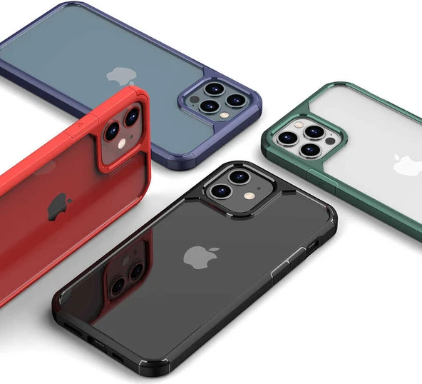 iPhone 12 Pro Kılıf Mnc Roll Kapak-Mavi - Resim 3