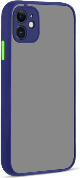 iPhone 12 Kılıf Mnc Hux Kapak-Lacivert ürün görseli 1