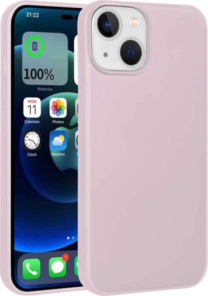 Apple iPhone 14 Kılıf Mnc Premier Silikon Kapak-Rose Gold ürün görseli 1
