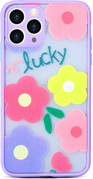 iPhone 12 Pro Kılıf Mnc Fily Kapak-Lila ürün görseli 1