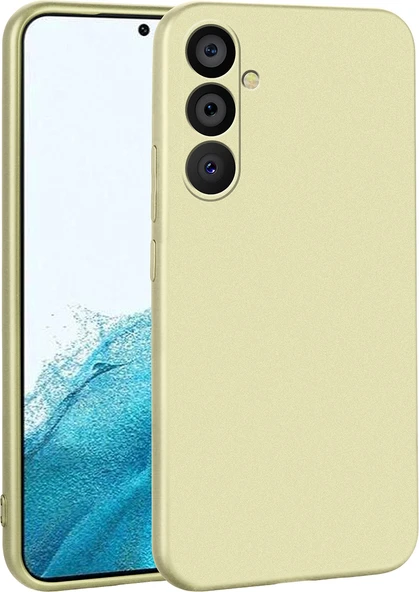 Galaxy A54 Kılıf Mnc Premier Silikon Kapak-Gold ürün görseli 1