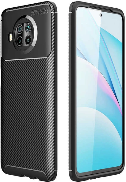 Xiaomi Mi 10T Lite Kılıf Mnc Negro Silikon Kapak-Siyah ürün görseli 1
