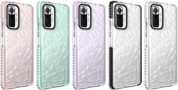Xiaomi Redmi Note 10 Pro Kılıf Mnc Buzz Kapak-Mor - Resim 2