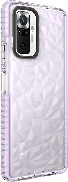 Xiaomi Redmi Note 10 Pro Kılıf Mnc Buzz Kapak-Mor ürün görseli 1