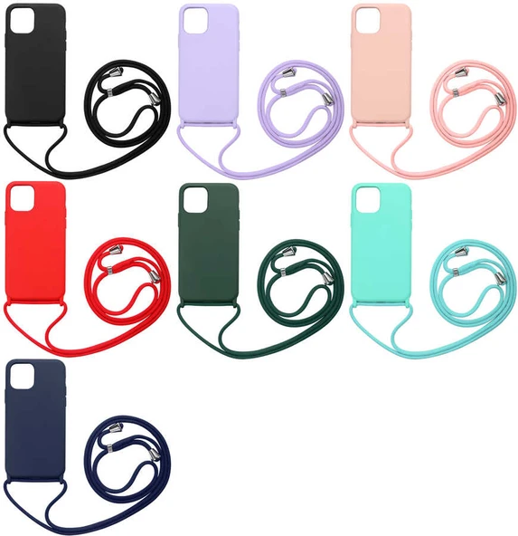 iPhone 12 Kılıf Mnc Ropi Kapak-Mor - Resim 3