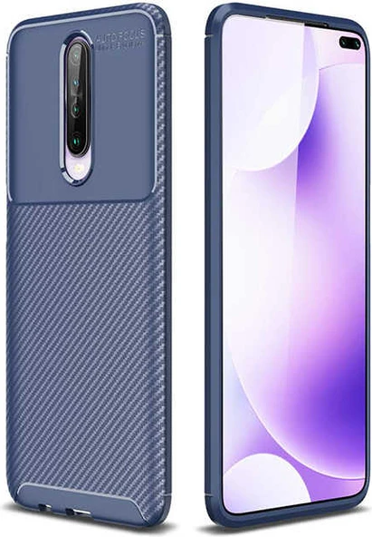 Xiaomi Poco X2 Kılıf Mnc Negro Silikon Kapak-Lacivert ürün görseli 1