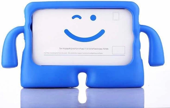 Galaxy Tab 3 7.0 T210  Uyumlu Mnc Ibuy Standlı Tablet Kılıf-Mavi ürün görseli 1