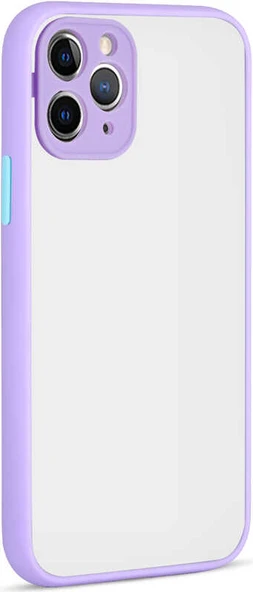 iPhone 12 Pro Max Kılıf Mnc Hux Kapak-Lila ürün görseli 1
