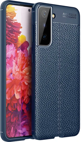 Galaxy S21 Kılıf Mnc Niss Silikon Kapak-Lacivert ürün görseli 1