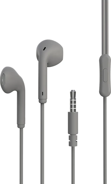​mnc ER06 3.5mm Kulaklık-Gri ürün görseli 1