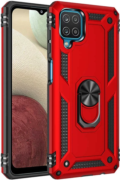Galaxy M32 Kılıf Mnc Vega Kapak-Kırmızı ürün görseli 1