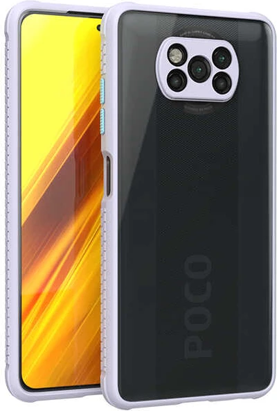 Xiaomi Poco X3 Kılıf ​​mnc Kaff Kapak-Mor ürün görseli 1